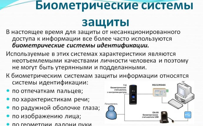 Какие бывают биометрические системы защиты и для чего нужны